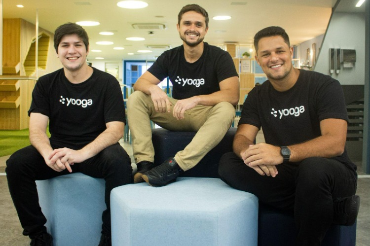 Yooga co-founders Cassiano Guerra Fernandes, Victor Sortica, Vinicius Melo