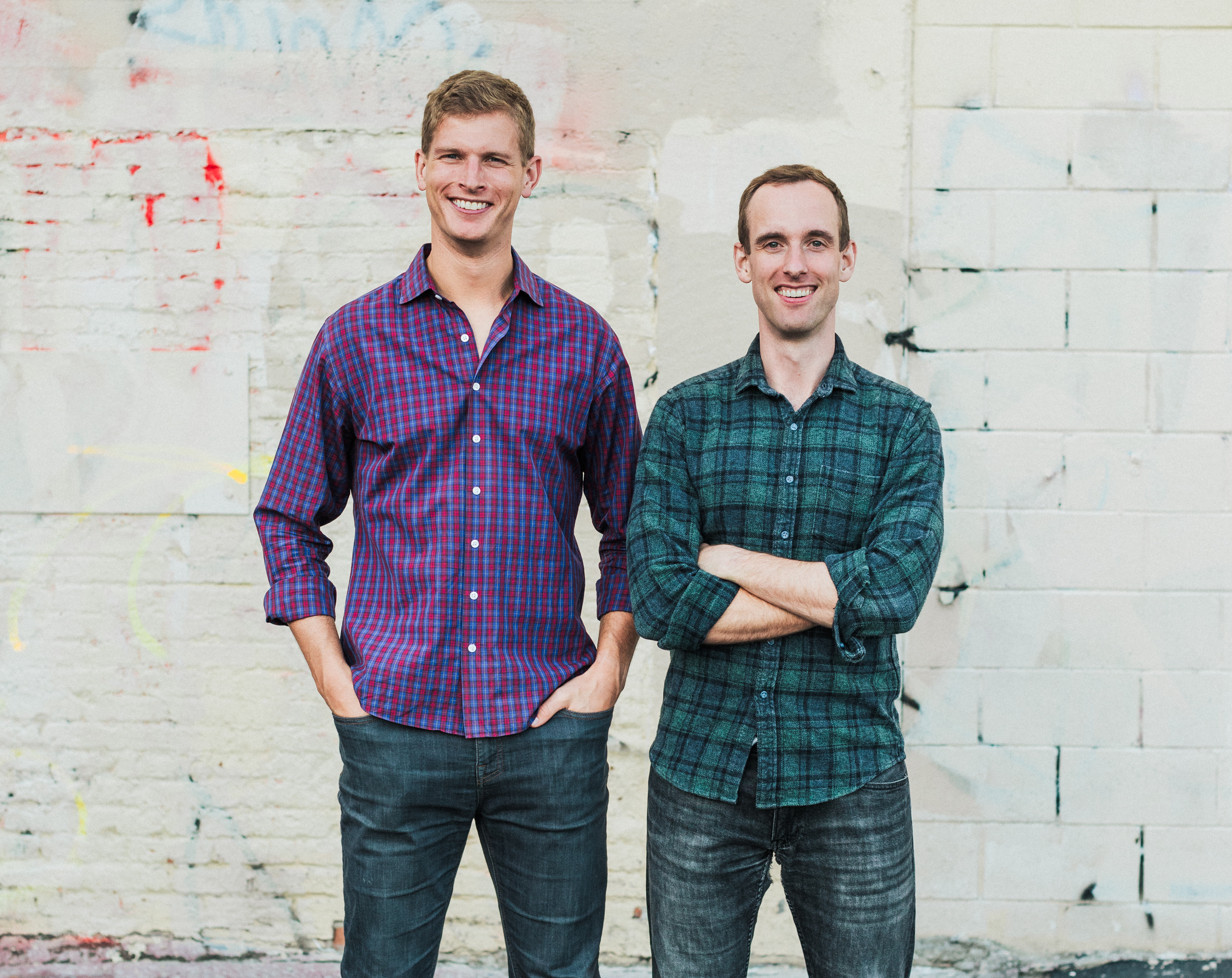 An image of Claim founders Sam Obletz and Tap Stephenson